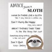 Conseil amical d'une affiche de Sloth (Devant)