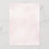 Conseil Aquarelle romantique rose Roses blanches carte RSV (Dos)