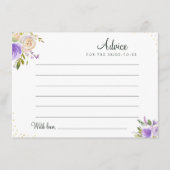 conseil aux fleurs pourpres d'aquarelle (Devant)