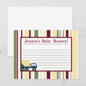 Conseil Baby shower de zone de construction Carte de conse (Devant / Derrière)