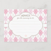 Conseil Baby shower Jacquard rose pour maman à êtr (Dos)