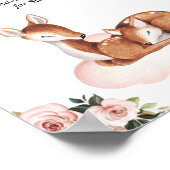 Conseil Baby shower Oh Deer Poster (Coin)