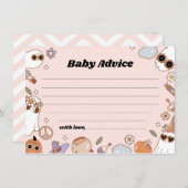 Conseil bébé Carte Baby shower Halloween Super (Devant / Derrière)