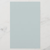 Conseil bleu doux pour la carte Maman-To-Be - Baby (Dos)