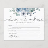 Conseil bleu Dusty et souhaite carte de douche nup (Devant)