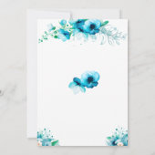 Conseil bleu pour la carte de jeu Fête des mariées (Dos)