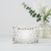 Conseil Carte Baby shower Silver Parties scintilla (Debout devant)