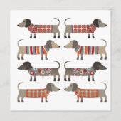 Conseil Carte Dachshund Wiener Saucisse Chien (Devant)