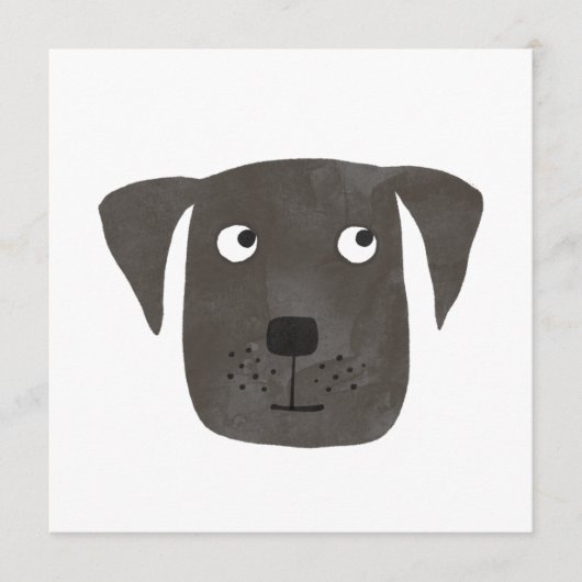 Conseil Carte d'anniversaire de Black Labrador Retriever D (Devant)