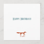 Conseil Carte d'anniversaire de mignonne mouette (Dos)