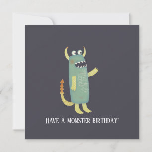 Conseil Carte d'anniversaire des monstres amusants