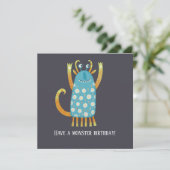 Conseil Carte d'anniversaire des monstres amusants (Debout devant)