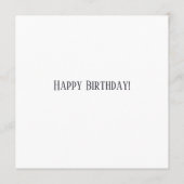 Conseil Carte d'anniversaire des monstres amusants (Dos)