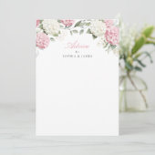 Conseil Carte de conseils de mariage avec verdure et horte (Debout devant)