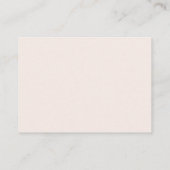 Conseil Carte de conseils pour bébé fille au ruban rose (Dos)