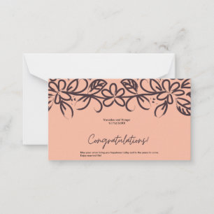 Conseil Carte de félicitations aux nouveaux mariés
