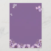 Conseil Carte de jeu Bébé Papa ou Maman Papillon Violet (Dos)