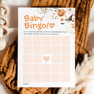 Conseil Carte de jeu de bingo pour Baby Shower Little Boo