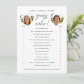 Conseil Carte de jeu de fête "Devinez qui" pour la fête de (Debout devant)