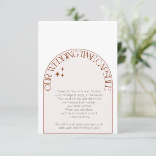 Conseil Carte de papeterie capsule temps mariage