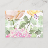 Conseil Carte de pré-réservation de remise de diplôme fleu (Dos)