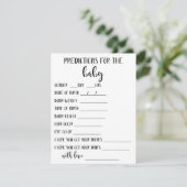 Conseil Carte de prédictions pour bébés (Debout devant)