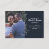 Conseil Carte de report Mariage gris (Devant)