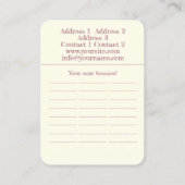 Conseil - Carte de visite (Dos)