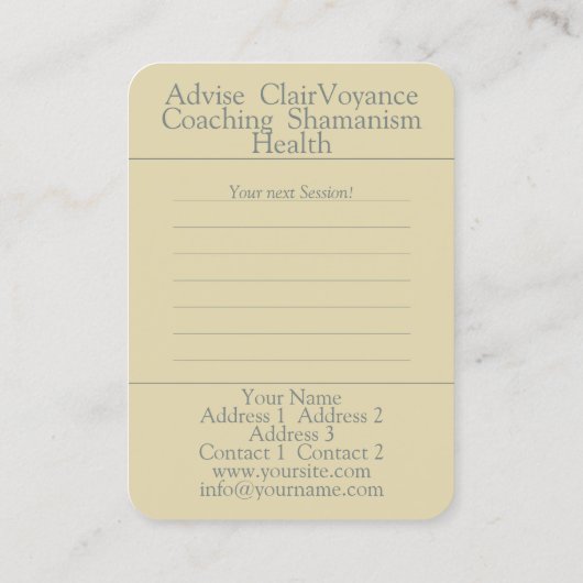 Conseil - Carte de visite (Dos)