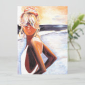 Conseil Carte d'été plage (Debout devant)