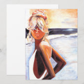 Conseil Carte d'été plage (Devant / Derrière)