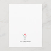 Conseil Carte d'idée de la Fête des mariées | Mason Jar (Dos)