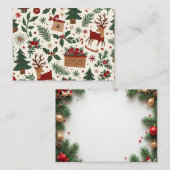 Conseil carte noël (Devant / Derrière)