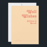 Conseil Carte Retro moderne Mariage à la crème orange<br><div class="desc">Cette crème orange rétro moderne est parfaite pour votre simple mariage d'été boho tropical vintage et coloré. Sa police bohème unique du milieu du siècle donne à ce design une ambiance minimaliste super hippie classique. Si vous cherchez un design qui présente des couleurs vives et audacieuses pour votre mariage de...</div>