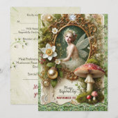 Conseil Carte RSVP Fée enchantée | Whimsical Forest Event (Devant / Derrière)