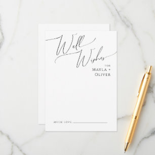 Conseil Carte Whimsical Minimal Script Mariage well Wives