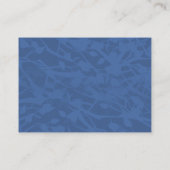 Conseil Chouettes, Barre Bleue & Beige Mitzvah Carte RSVP (Dos)