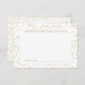 Conseil Confetti de poussière d'or pour le couple (Devant / Derrière)