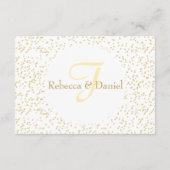 Conseil Confetti de poussière d'or pour le couple (Dos)