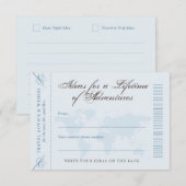 Conseil Conseils & Souhaits Voyage Aventure Date Carte de (Devant / Derrière)