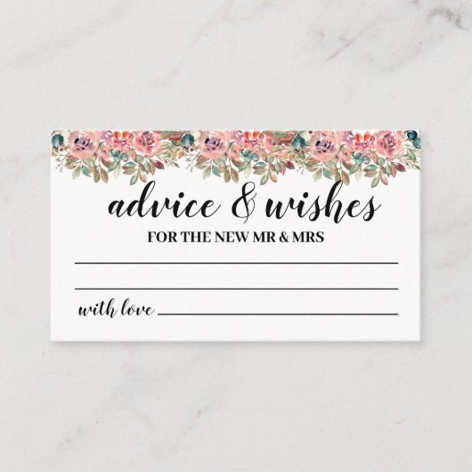 Conseil Créez votre propre carte de conseils et vœux de ma (Devant)