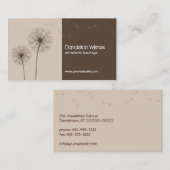 Conseil Dandelion souhaite Carte de visite (Devant / Derrière)