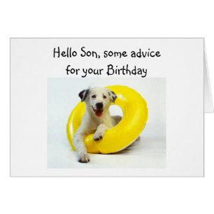 CONSEIL D'ANNIVERSAIRE "FILS" ANNIVERSAIRE