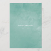 Conseil de Baby shower géométrique Eucalyptus Aném (Dos)