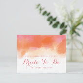 Conseil de Fête des mariées Aquarelle de corail ro (Debout devant)