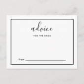 Conseil de script moderne pour la mariée noir et b (Devant)