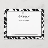 Conseil de script moderne pour la mariée noir et b (Devant)