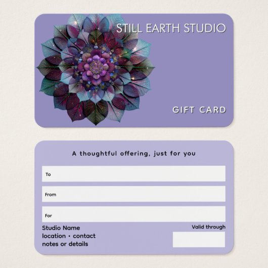 Conseil des Feuilles | Mandala (Devant & derrière)