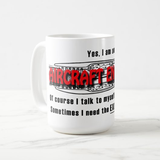 Conseil d'expert de l'ingénieur d'aéronef : Mug cl (Devant gauche)