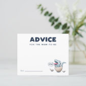 Conseil dinosaure bleu pour la carte maman (Debout devant)